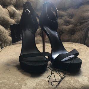Black Suede Heels